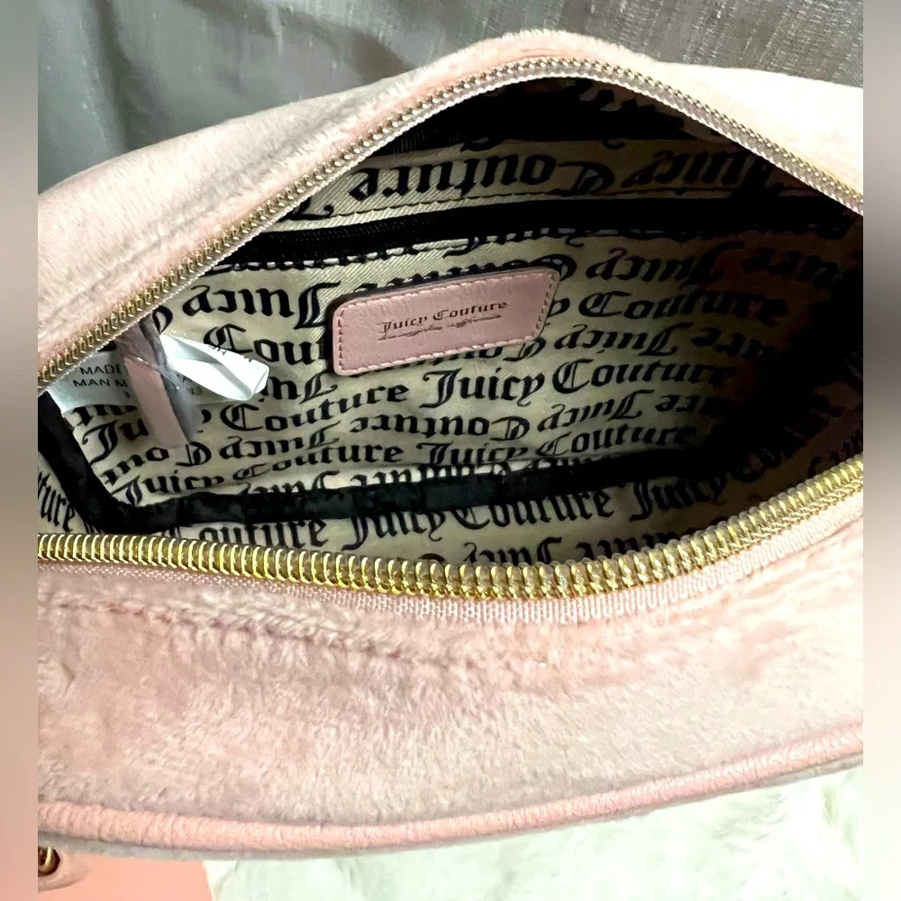 NEW Juicy Couture Pink Diamond Heritage Crossbody Bag - Picture 7 of 7